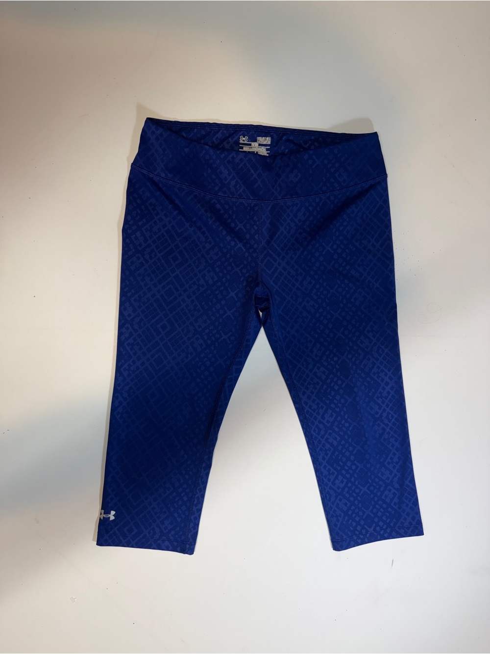 Under Armour Girls' Royal Blue Patterned Capri Leggings